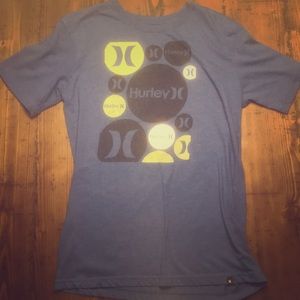 Casual blue short sleeve tee